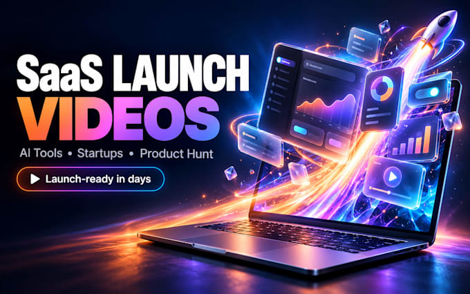 create a saas or ai tool launch video for product hunt