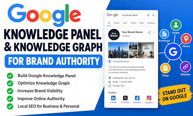 help build your google knowledge panel and knowledge graph for brand authority