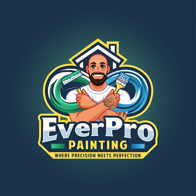 design meaningful creative painting logo
