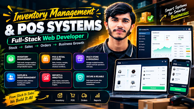 build custom web applications, multi portal pos and business web app