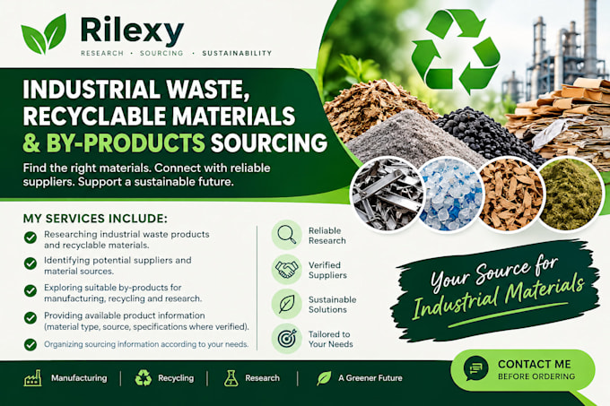 source and recycle industrial waste