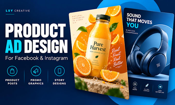 design product ads for facebook and instagram