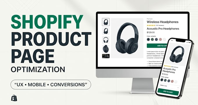 optimize shopify product pages for user experience fix conversions rate issues