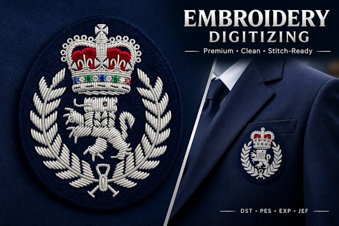 digitize image for embroidery do embroidery patch design into dst pes file