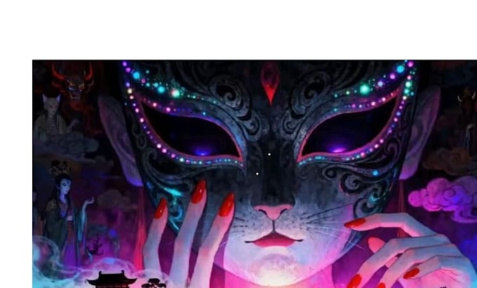 generate ai vj loop concert visuals for led wall, led screen and stage show