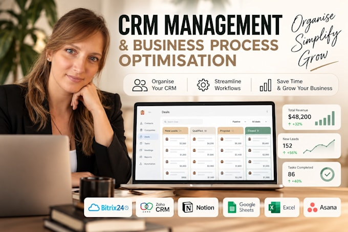 organize your CRM and optimize business workflows