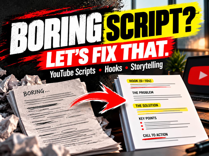 write youtube scripts about business, startups and side hustles