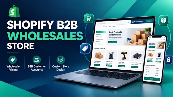 build and design a shopify b2b wholesale store