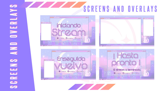 desing screens and overlay