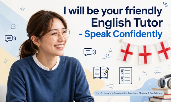 be your english conversation partner and tutor