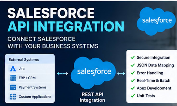 integrate salesforce with external systems using rest apis
