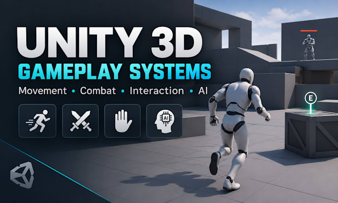 create unity 3d gameplay systems and mechanics
