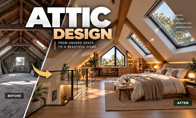 create stunning attic conversion designs and realistic 3d interior renders