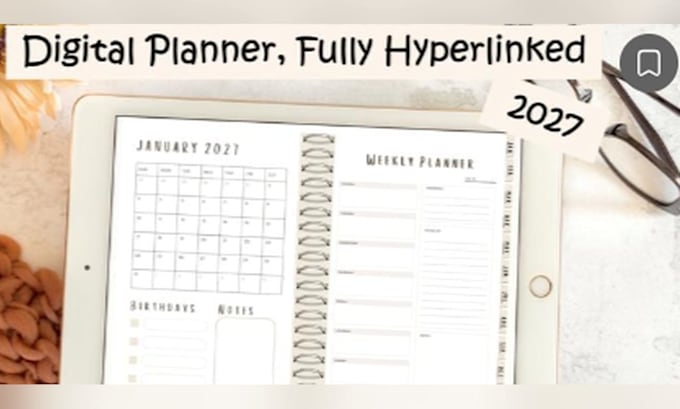 design hyperlinked 2027 digital planner for goodnotes and notability on etsy