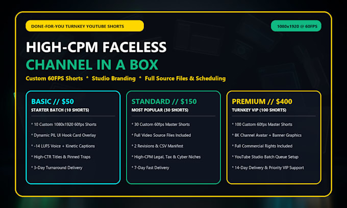 create automated high CPM faceless youtube shorts videos