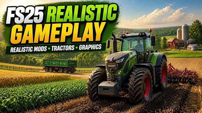 transform farming simulator 25 into realistic farming simulation gameplay