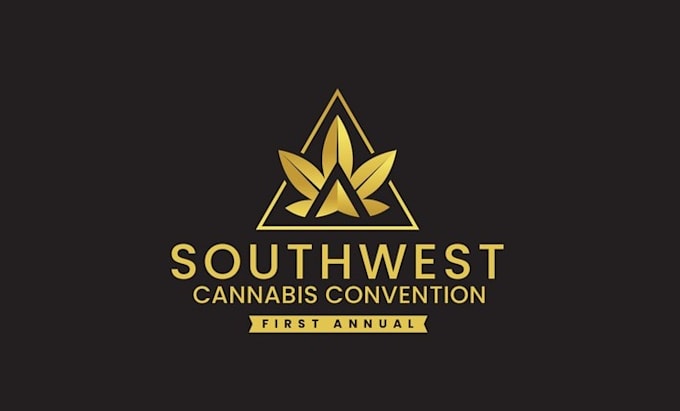 design hemp cbd cannabis convention logo