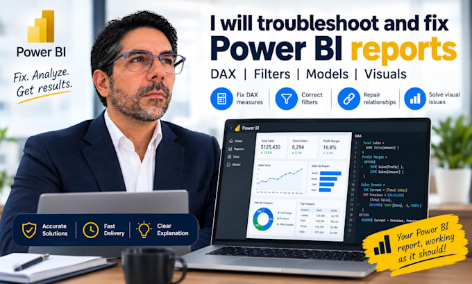 fix power bi dax measures and calculation errors