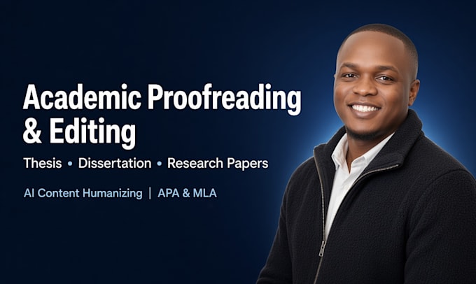 manually proofread, edit, humanize your thesis, dissertation