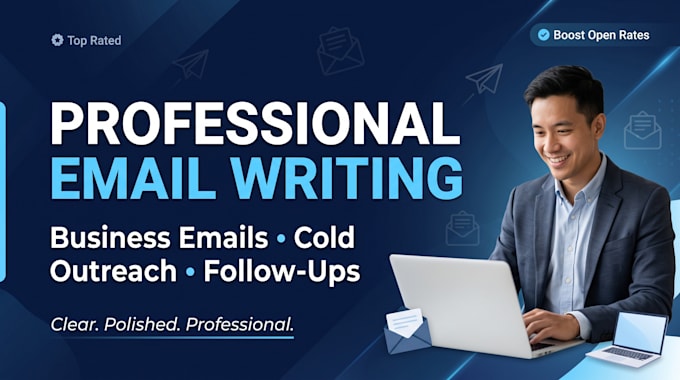 write professional business emails and follow ups