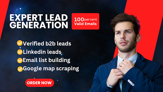do b2b lead generation, email list building, linkedin leads, sales leads