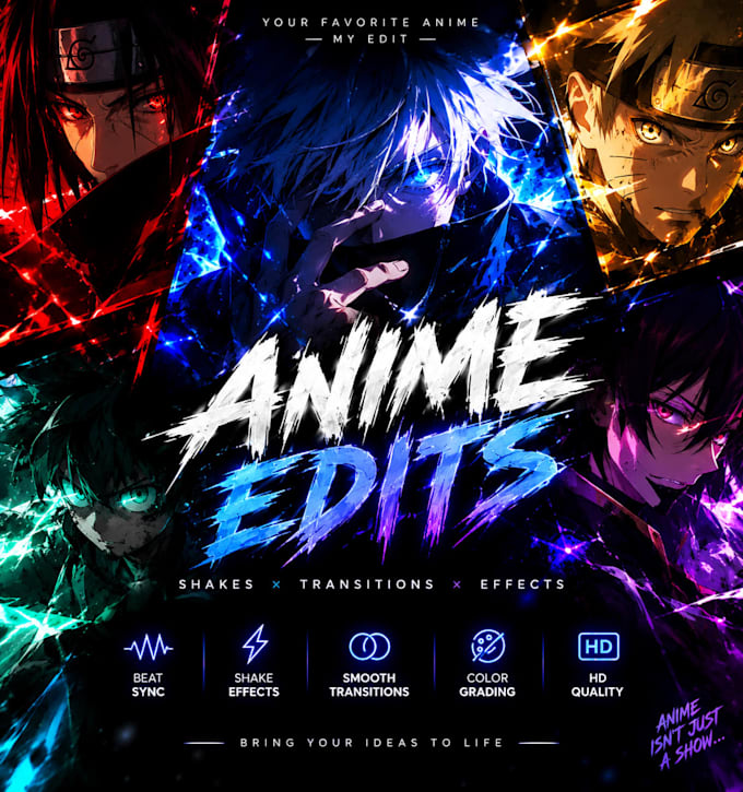 create cinematic anime edits with shakes, transitions and effects