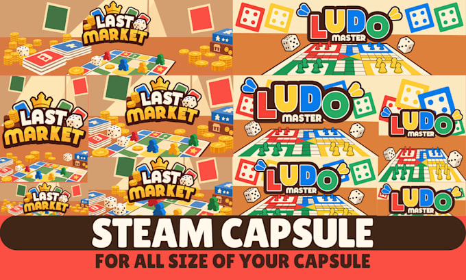 do steam capsule art and thumbnails boardgame indie