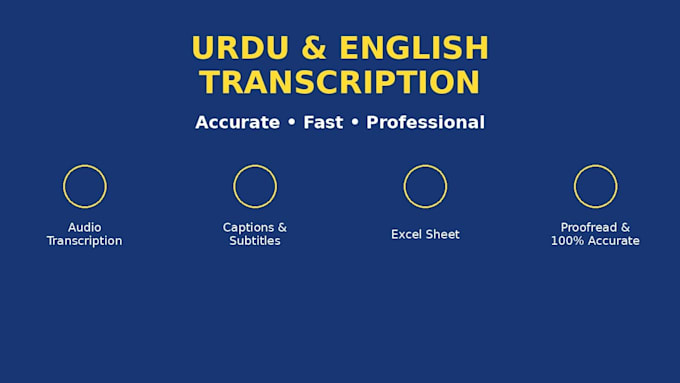 do urdu and english transcription and data entry