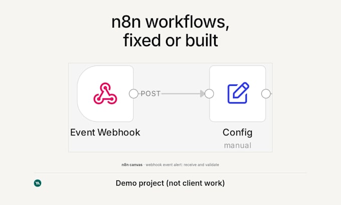 fix or build your n8n workflow automation with webhooks and apis
