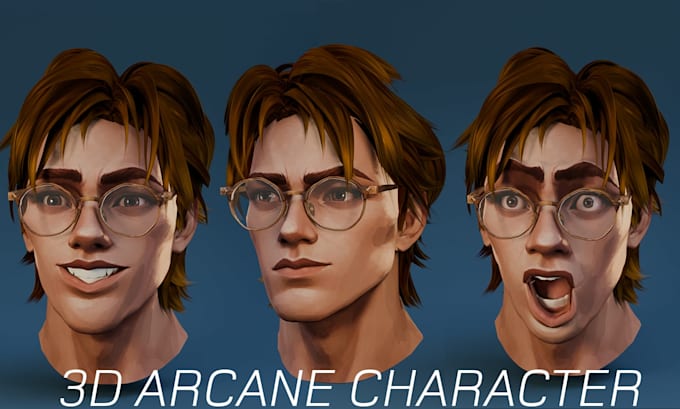 create your 3d character in arcane style