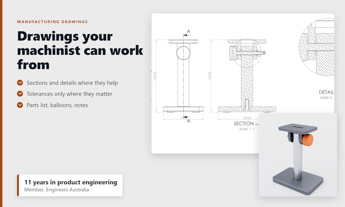 create clear manufacturing drawings your supplier can build from