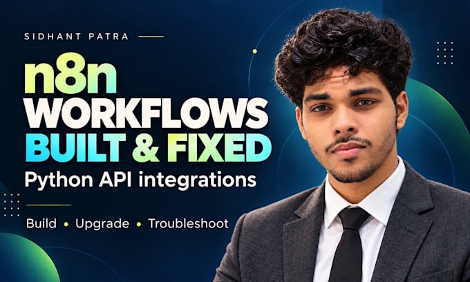 build n8n automation workflows with python API integrations
