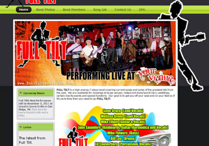 create a website header graphic