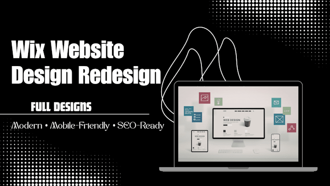 build wix website design, wix website redesign, redesign wix website create wix
