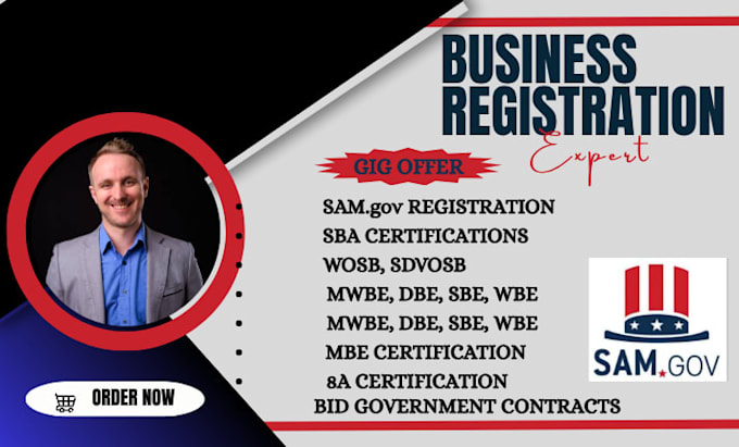 sam gov registration, cage code, uei, dbe, wosb, sdvosb, mwbe, sba certification