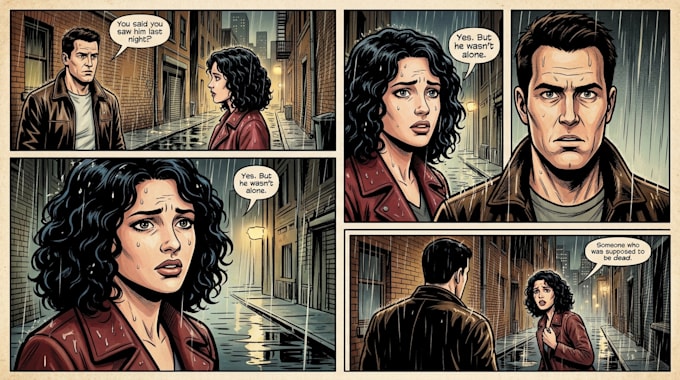 design ai comic book, manga, and cartoon illustrations consistent character