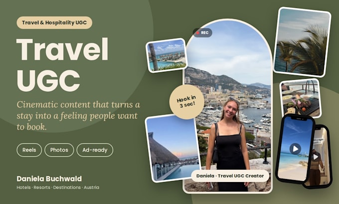 create authentic travel ugc videos for your brand