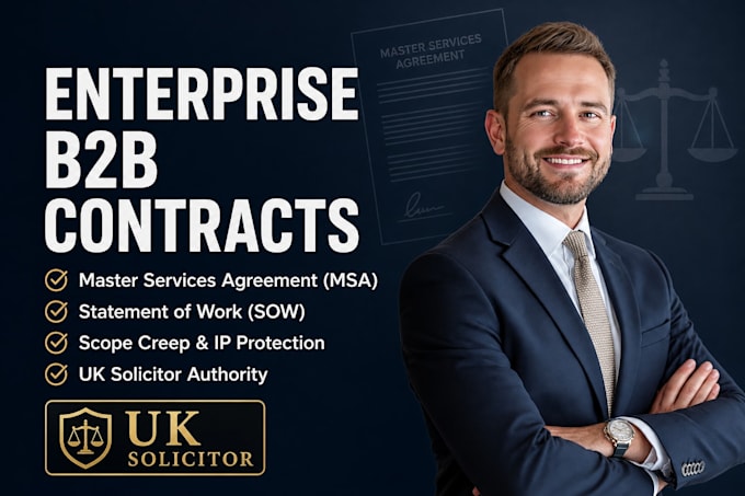 write a UK master services agreement and statement of work