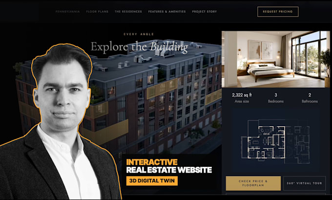 build an interactive 3d digital twin for real estate
