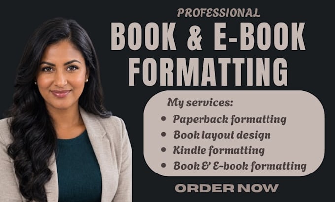 do book formatting, paperback formatting or proofreading