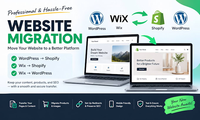 migrate wordpress wix website to shopify wordpress migration wix to wordpress