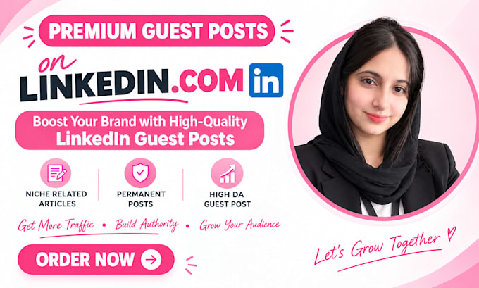 do premium SEO guest posting services on linkedin