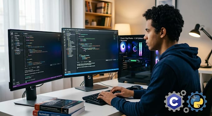 write and debug simple python and c programs
