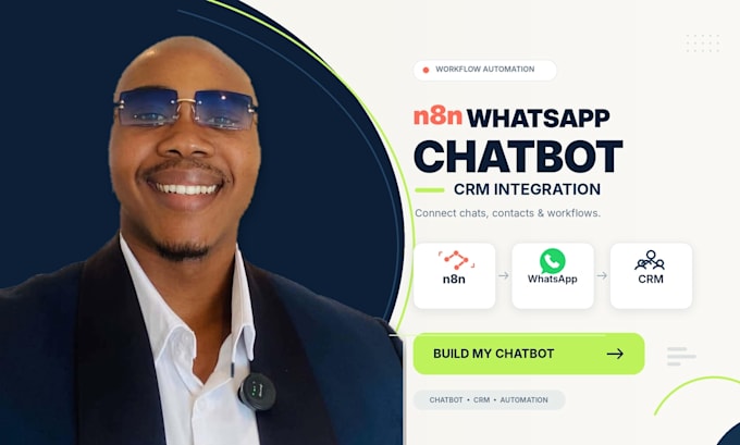 build n8n whatsapp chatbot with crm integration