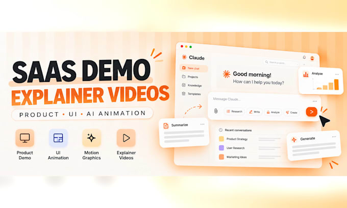 create a professional saas product demo and explainer video