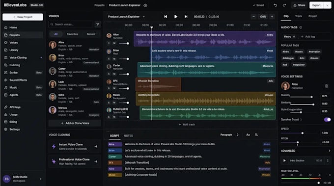 do ai voice changer software ai transcriber ai multi language system voice agent