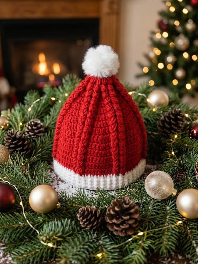 create a crochet winter hat video and pattern