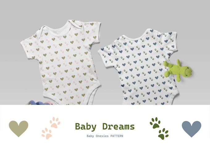 design seamless pattern vector pattern and mood board for kids or branding