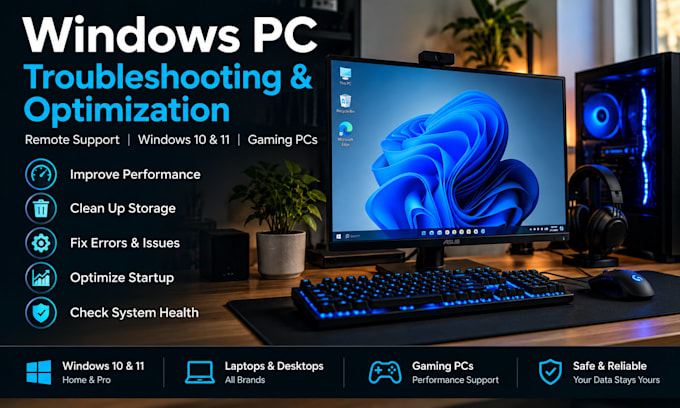 remotely troubleshoot clean and optimize your windows PC