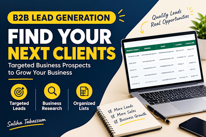 b2b lead generation and build targeted prospect lists